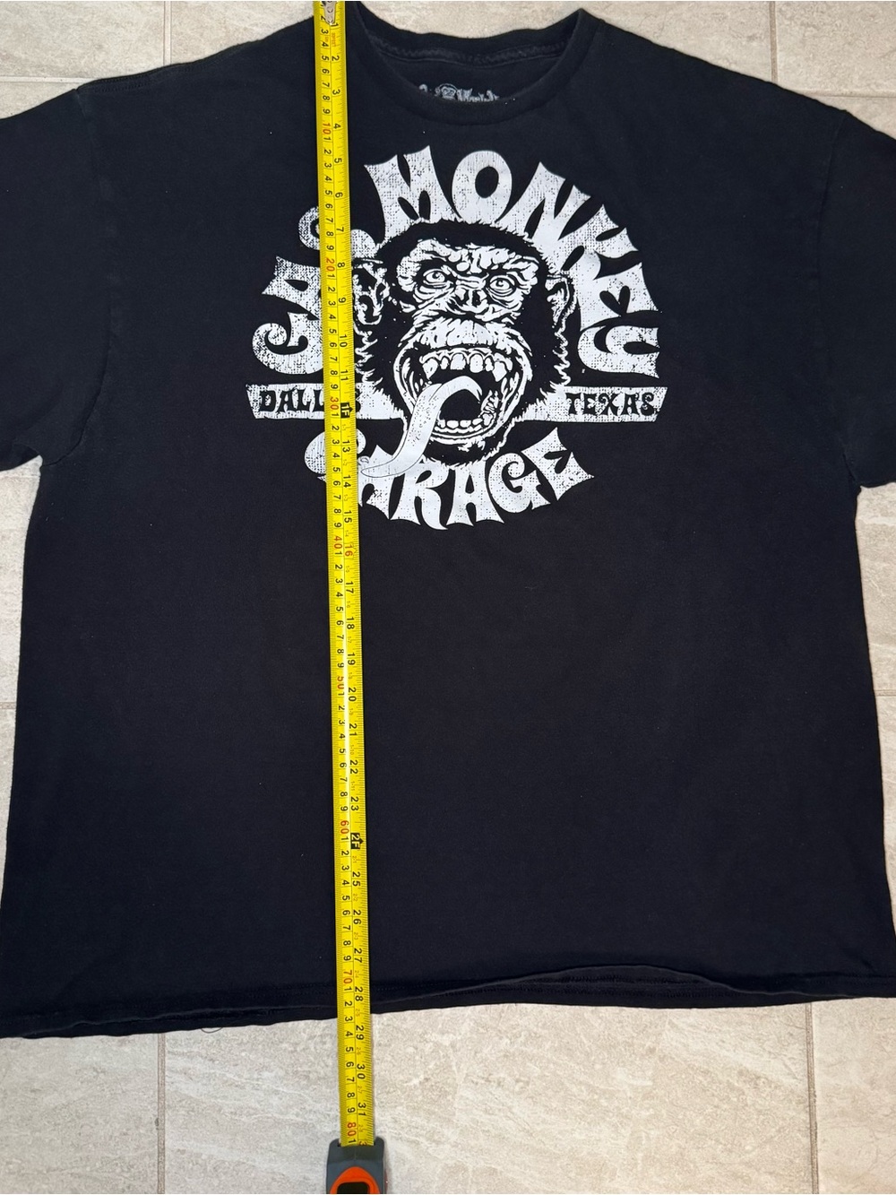 Black Graphic Short Sleeve Tee - Gas Monkey Garage